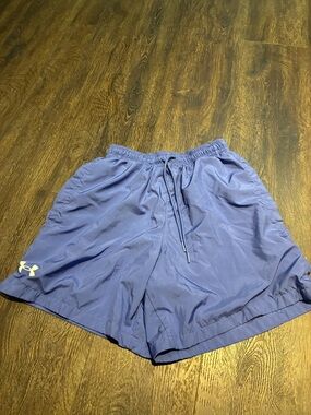Under Armour Blue Drawstring Athletic Shorts